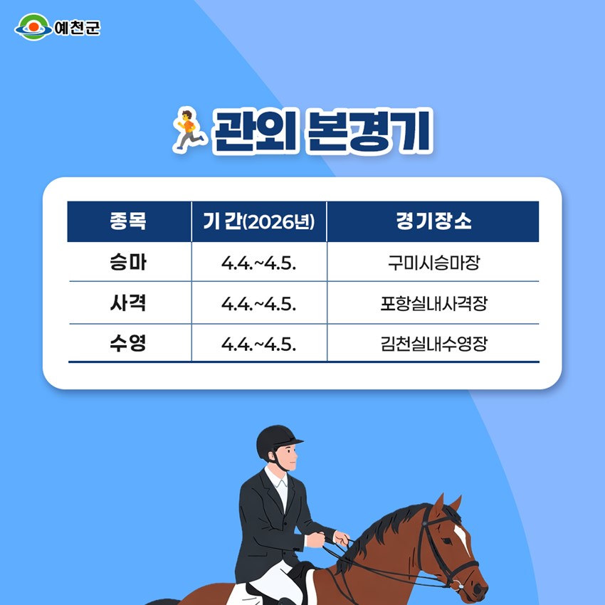 8.『제64회 경북도민체육대회 』개최 안내
